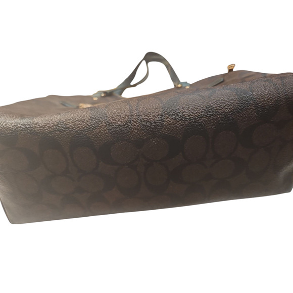 COACH Gallery Tote In Signature Canvas Top Zip 79609 with Wallet - Picture 13 of 16